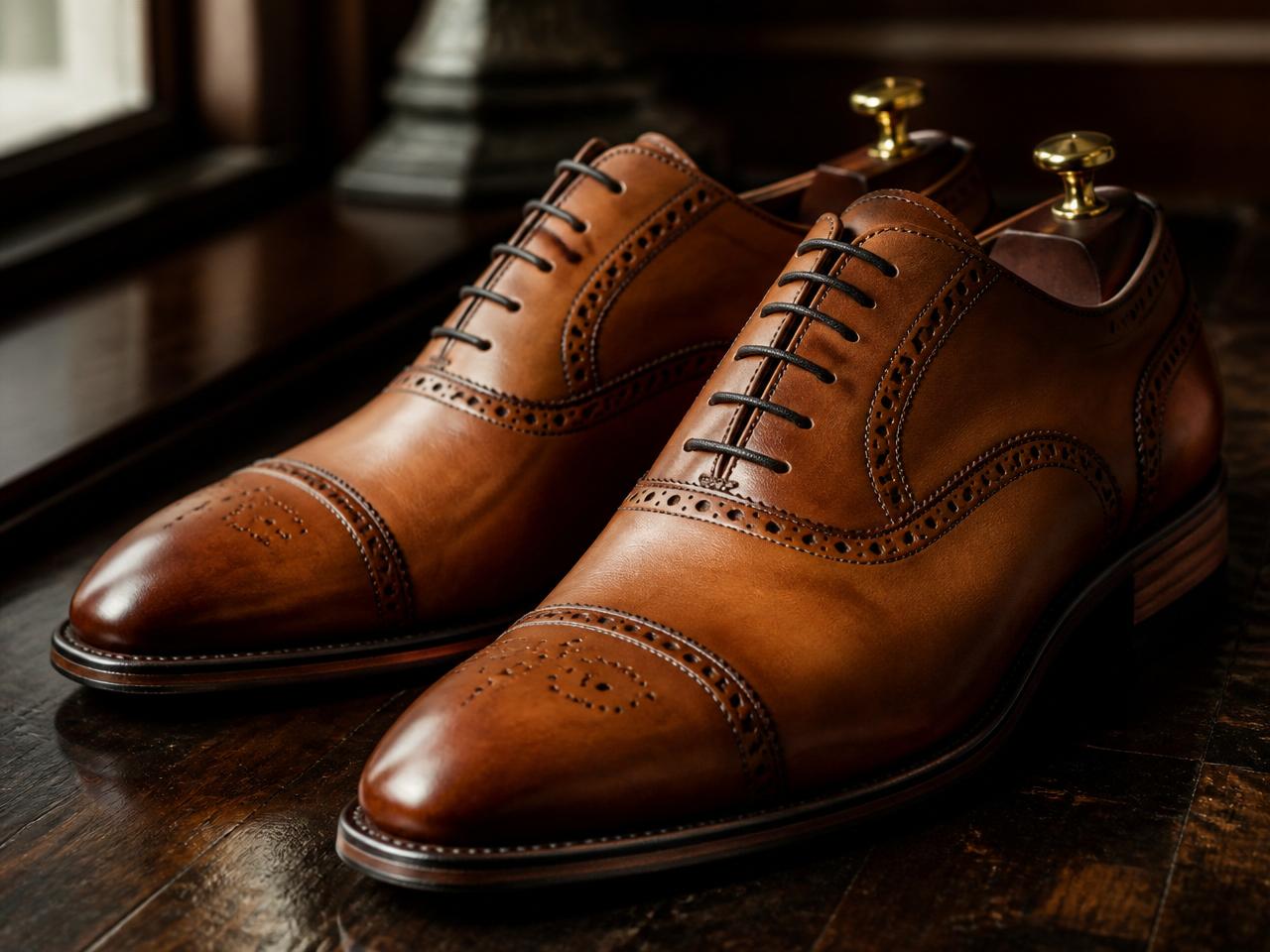 Premium leather shoe upper manufacturing